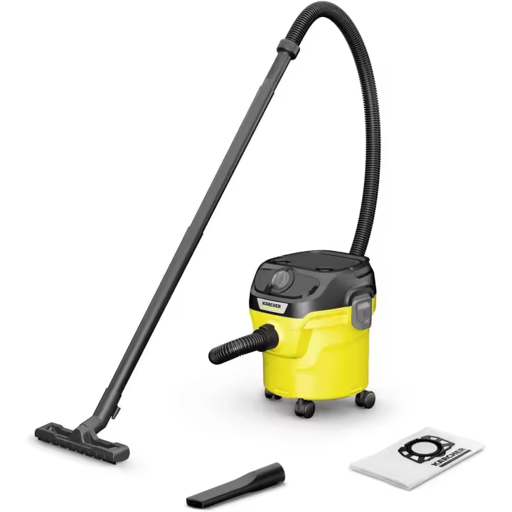 Kärcher KWD 1, Aspiradora, Sopladora, Modelo 1.628-401.0, Amarillo - 1