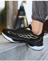 Nuevos Zapatillas Deportivas Casuales 2024 Para Hombres Y Mujeres Zapatos De Correr Planos Transpirables Tendencia Con Cordones De Malla - details 4