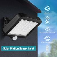 PORCHEDDU Luz Solar para Exterior with Sensor de Movimiento de 56 LED, Luz Solar para Jardín IP65 en Prueba de Agua de 120 ° with Cable de 5 M [Clase de Eficiencia Energética A ++] - details 3
