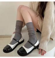Calentadores De Pierna Clásicos Rib-Knit Para Mujer Calcetines De Rodilla Para Comodidad Material Poliéster Y Spandex - details 32