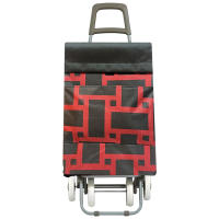 Happy casa Carrito de Compra Plegable Ligero 90x30x39cm , Resistente, Plegable, con 4 Ruedas Resistentes, para la Compra de Alimentos, Capacidad de Carga 40 Litros - details 1