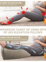 Almohadas Inflables Para Piernas Almohada De Wedge Portátil Para Mejorar La Circulación Y Reducir La Hinchazón Almohada De Elevación De Piernas - details 1