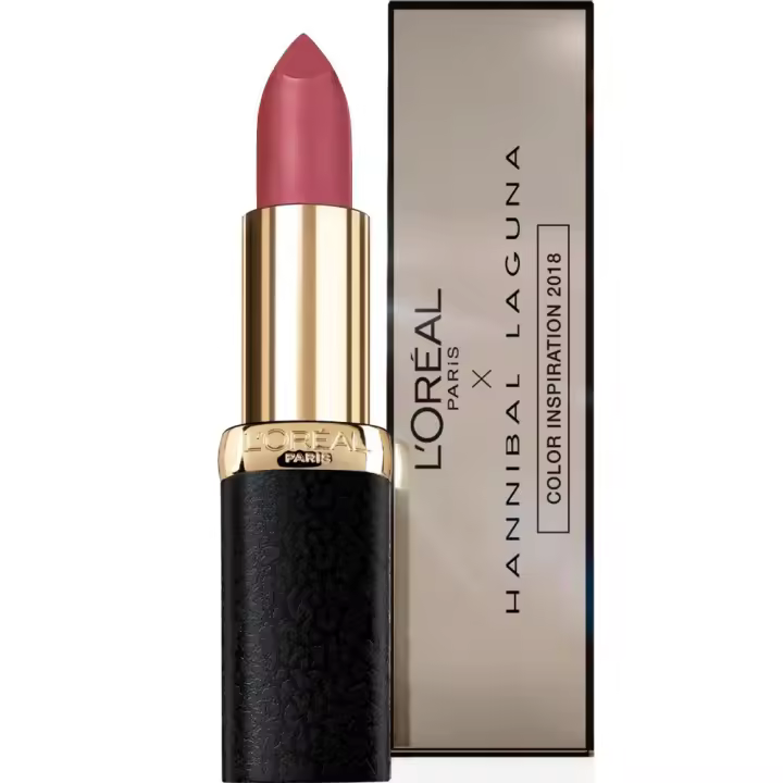LOREAL HANNIBAL LAGUNA COLOR RICHE MATE BARRA LABIAL 006 Strike a rose - 1