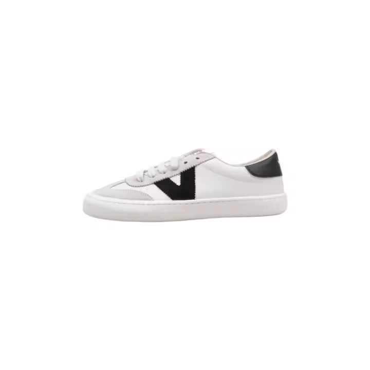 victoria OLMO BAREFOOT EFECTO PIEL & SERRAJE Deportivas Planas Unisex Blanco - 1