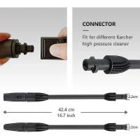 Lanza para Karcher, Lanza giratoria de doble función para hidrolimpiadoras Karcher K2 K3 K4 K5 K6 K7, pistol para hidrolimpiadoras with Boquilla ajustable, accesorio JW - details 3