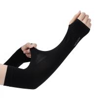2 Pares De Mangas De Seda Para Hielo Protección Solar Para Hombres Y Mujeres Ciclismo Exterior Protección Contra La Luz UV Negro Y Blanco - details 1