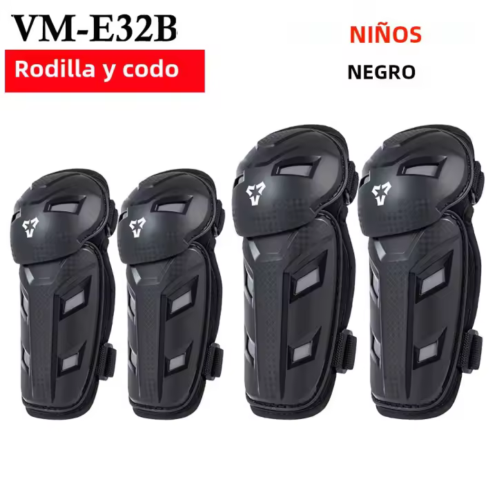Chaleco De Protección Corporal Para Niños Y Niñas Motocross Armadura De Moto Tamaño Libre Negro/Blanco/Azul Apliicable a Ski Patinaje Y Motos - 1