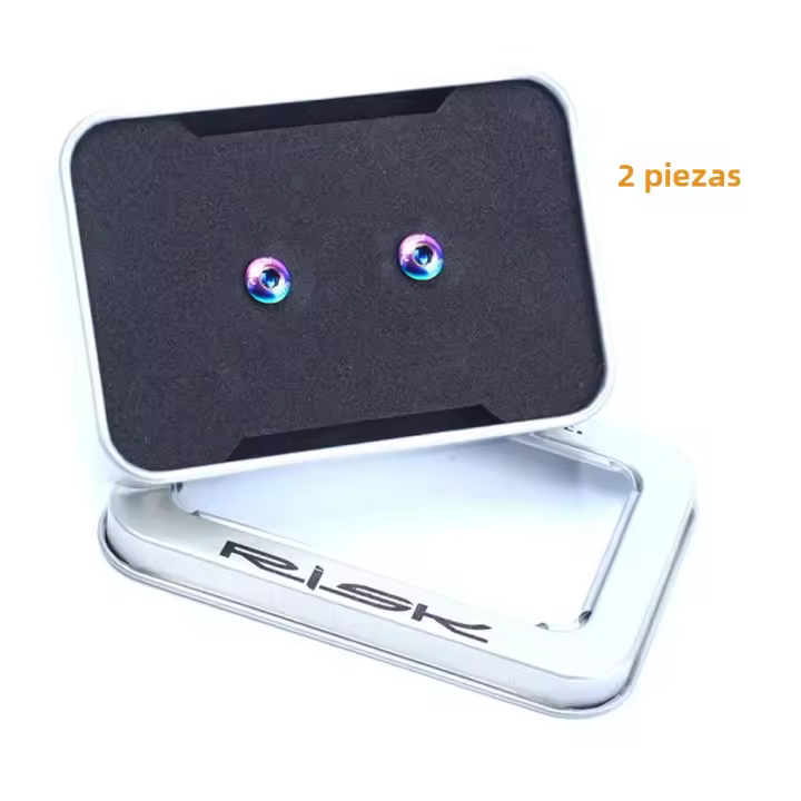 Juego De 2 Piezas De Tornillos De Sangrado Para Manillar De Freno De Bicicleta En Titanio Para Shimano XT SLX Zee Deore MTB Carretera Mountain Bicycle Accesorios De Tornillo - 1