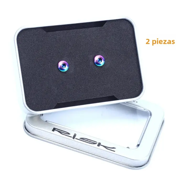 Juego De 2 Piezas De Tornillos De Sangrado Para Manillar De Freno De Bicicleta En Titanio Para Shimano XT SLX Zee Deore MTB Carretera Mountain Bicycle Accesorios De Tornillo - 1