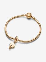 Pandora - Sueños de Coronación - Charm de Sombrero de Estudiante Dorado-Gift de Graduación DIY - details 1