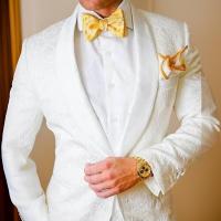Chaqueta De Traje Para Hombre Estilo Italiano Slim Fit Con Floral Para Boda Y Fiestas Tuxedo Blazer De Moda Preparada - details 2