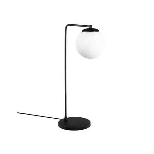 CRISTAL RECORD Lámpara de Mesa Negra con una Luz Model 12 - Iluminación LED Interior - 1