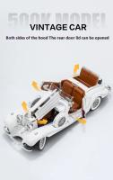 Coche De Juguetes De Acción 1:18 500K Modelo De Metal Con Llantas De Goma Luz Y Sonido Para Niños Regalos De Navidad - details 9