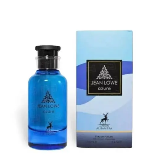 ✨ Jean Lowe Azure EDP Spray 100ml – Perfume Árabe 100% Original Unisex | Fragancia de Alta Perfumería con Elegancia Mediterránea y Esencia Oriental Atemporal - 1
