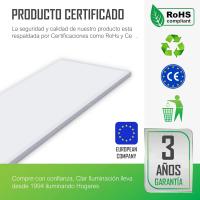 CLAR - Plafon LED techo Rectangular 90x30, Panel LED Superficie, Plafon Rectangular LED de techo, 36W (Pack 1) - details 1