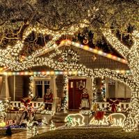 Cadena De Luces Solares Impermeable De 300 LED Para Jardines Bodas Fiesta De San Valentín Navidad Árbol De Navidad Hogar 8 Modos - details 3