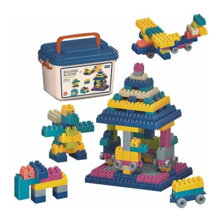 Cajón de bloques de construcción multicolor Building Blocks 22-403 - 1
