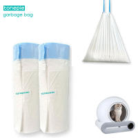 Tonepie Caja De Arena Para Gatos Con Bolsas De Basura Auto-Limpieza Cierre De Cordón Para Toilette De Gatos Suministros Para Mascotas Solo 2 Rolls - details 1