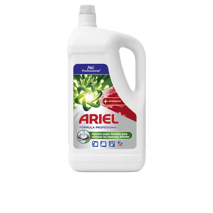 ARIEL PROFESIONAL ANTIMANCHAS detergente líquido 100 dosis - 1
