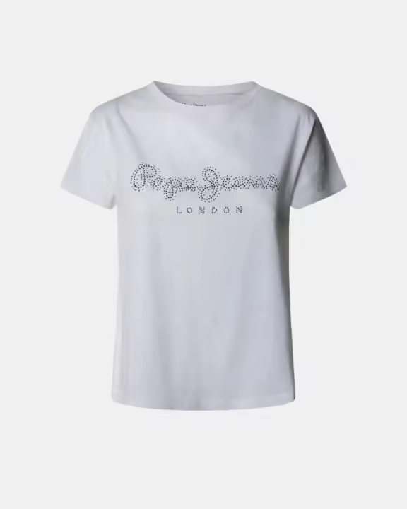 PEPE JEANS PL506014 RYLEIGH Camisetas Manga corta Mujer Blanco - 1