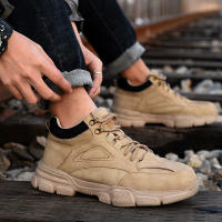 Zapatos De Seguridad Con Punta De Acero Para Hombres Antipinchazos Antideslizantes Botas De Trabajo Industriales Ligeros Y Transpirables - details 6