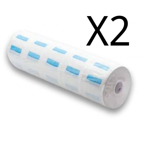 Paquete de 10 Rollos, cada Rollo trae 100 Cuellos, Papel para Cuellos de Peluquería y Barbería PLASTICAPS