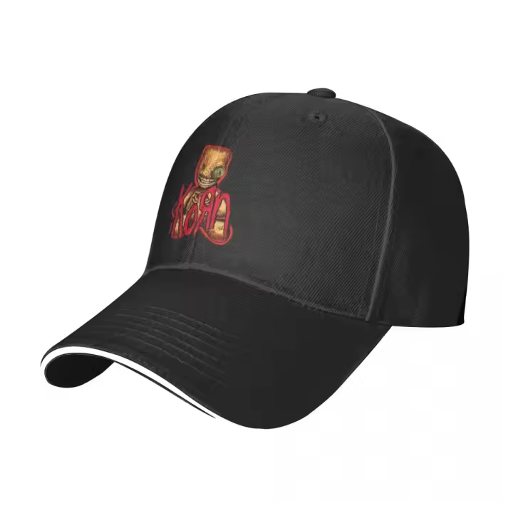 Gorro De Béisbol Korn Rock Para Hombres Y Mujeres Protección Solar Transpirable Estilo Casual Ajustable Unisex - 1
