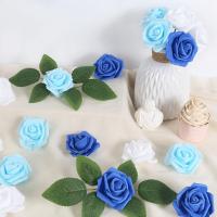 Rozas Artificiales PE Para Decoración De Hogar Y Bodas 10/20/50PCs Accesorio De Scrapbook Regalo DIY Flores De Rosa Silken - details 4