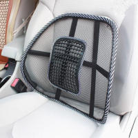 Respaldo de malla, cojín de soporte lumbar de malla, soporte de respaldo de silla con flujo de aire con correas elásticas para sillas de oficina en casa, asientos de automóvil, alivio del dolor - details 4