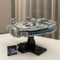 Bloques De Construcción Millennium Falcon Space Wars: Nueva Esperanza Modelo Estelar Buildable Aniversario 25º Para Decoración Del Hogar 921 Piezas - details 0