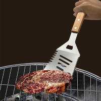 Juego De Barbacoa Al Aire Libre Con Manija De Madera Cuchara Y Pinza Accesorios De BBQ Set De Acero Inoxidable Con Bolsa De Tela Herramientas Combinadas Para Grill - details 10