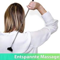 Telescopio Afeitadora De Espalda Masajeador De Acero Inoxidable Con Bolsa De Transporte Herramienta Para Rascarse La Espalda - details 5
