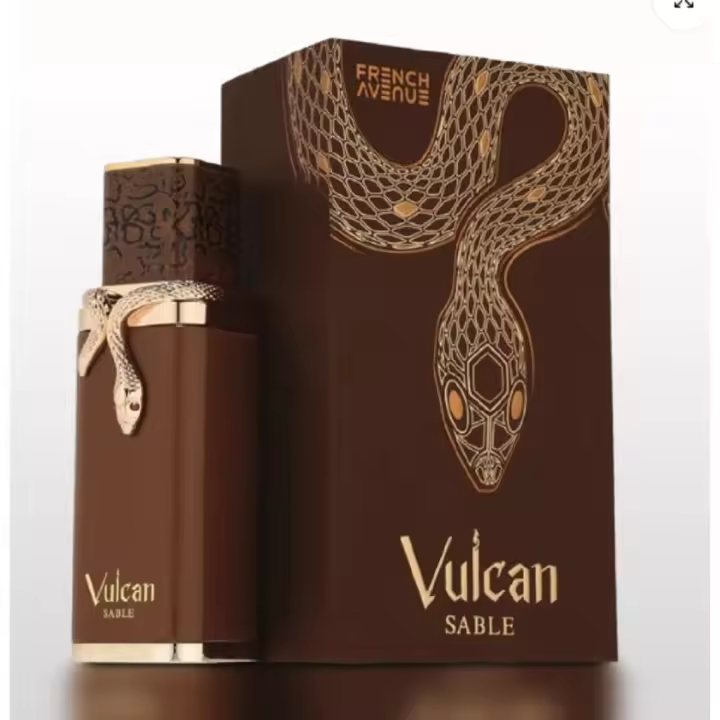 Perfume Vulcan Sable de French Avenue (Fragrance World) Unisex | Eau de Parfum 100% Original | Incluye código QR para comprobar la autenticidad del producto.  | EDP 100ml - 1