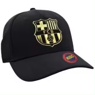 Gorra Escudo Barcelona - Negro/Oro - Niño - 1