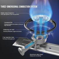 Horno portátil para exteriores, estufa liviana, equipo de cocina para acampar, equipo de emergencia, adecuado para cocinar en campamentos, estufa de gas para exteriores, estufa de cassette portátil para el hogar - details 2