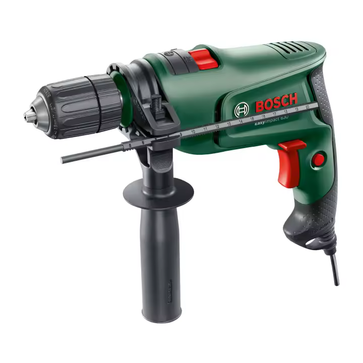 Bosch - Taladro Percutor con Cable - EasyImpact 630 - 630W de Potencia, Incluye Maletín de Transporte - 1