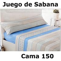 Juego Sábanas para Cama De 150, 3 Piezas ,Sábana Bajera, Encimera, Funda de Almohada,microfibra 100% poliester,cm,fespu - details 0