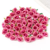 20/50Pcs Rosas Artificiales 2CM Flores Falsas Para Decoración De Hogar Jardín Bodas DIY Scrapbook Guirnalda Regalo Accesorio - details 10