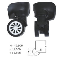 4Pcs Ruedas De 360 Grados Para Maleta Herramientas De Trenzado Universal De Luggage Accesorios De Banda Material De Goma - details 3
