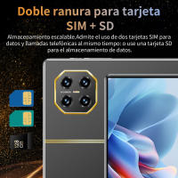 Tabletas de 10.1 pulgadas 16GB RAM 1TB ROM Android 13.0 20000mAh Red 5G WIFI Bluetooth con teclado doble cámara 5MP 13MP doble tarjeta SIM Tableta PC Android - details 7