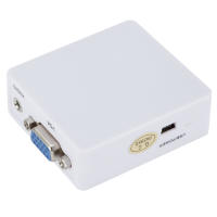 Convertidor De Video VGA a HDMI Con Audio Adaptador Compatible 1080P Para Notebook Xbox360 DVD PC HD TV Proyector - details 13