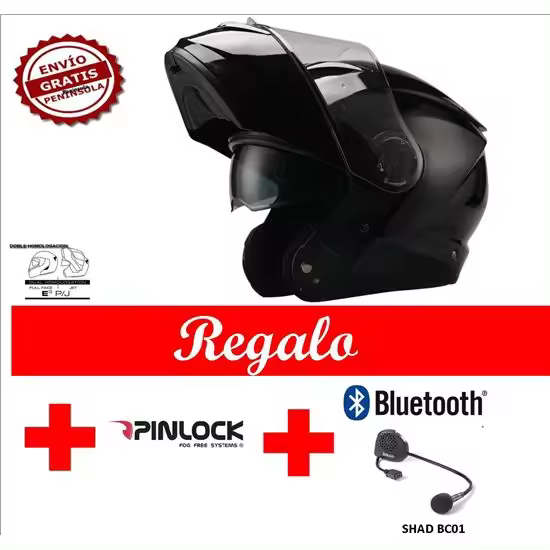 UNIK CM-13 NEGRO GAFAS con doble homologación PJ - 1
