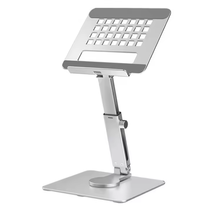 Soporte De Tableta De Aluminio 360° Rotativo Y Plegable Ajustable Para Mesa Soporte Elevador Para iPad pro Air 4 Mini 12.9 4-14 Pulgadas Xiaomi Tab - 1