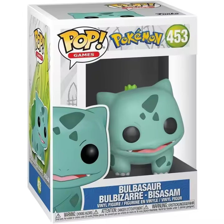 Funko POP! 453 Games: Pokemon - Bulbasaur - Figuras Miniaturas Coleccionables Para Exhibición - Idea De Regalo - Mercancía Oficial - Juguetes Para Niños Y Adultos - Fans De Video Games - 1