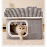 Casa De Mascotas Plegable Para Invierno Apto Para Perros Gatos Niños Y Perras Cueva Portátil Lavable Refugio Para Perros Accesorios Para Mascotas - details 8