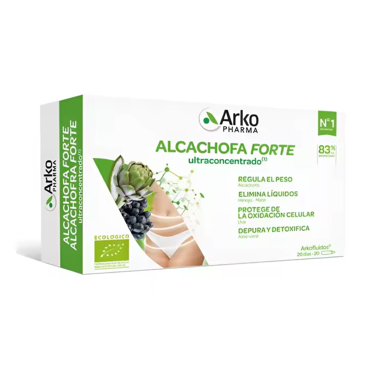 Arkopharma Arkofluido Alcachofa Forte Ultraconcentrado + Aloe Vera 20ampollas - 1