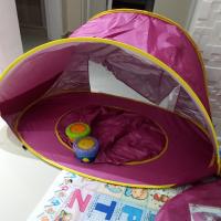 Baby Beach Tent with Pool 2025 Upgrade Easy Fold Up Pop Up Unique Ocean World - details 7