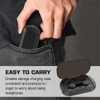 20 horas de reproducción de natacion impermeable Bluetooth auriculares doble desgas inalámbrico auriculares Ts Ipx7 estéreo negro - details 2