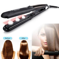 Steampod Hierro De Peluquería Profesional Cerámico Ajustable En Temperatura Con Pantalla LED Viajero PTC Placa Para Cabello Corto Seco Y Humedo 140-230°C - details 0
