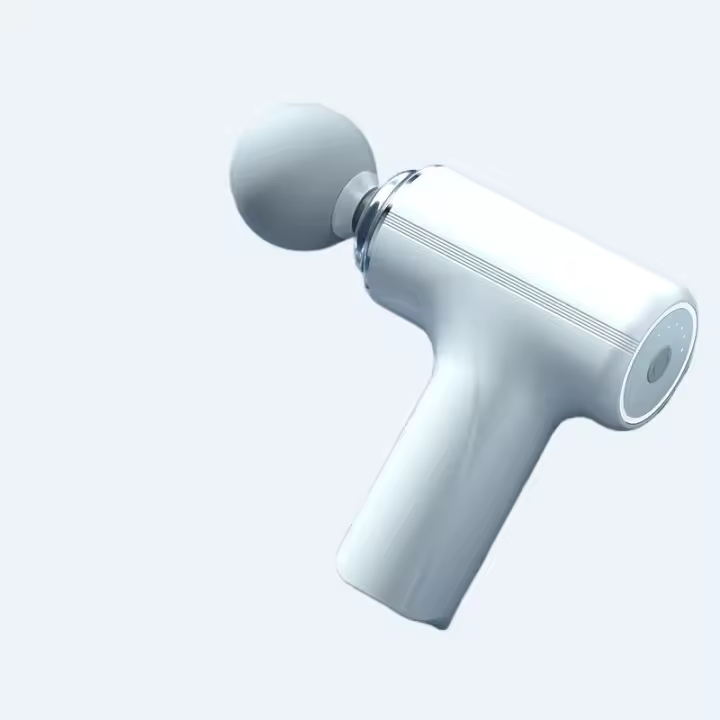 Pistola de fascia para fitness, relajante muscular, mini pistola de fascia, pistola de masaje, relajante muscular, color blanco - 1